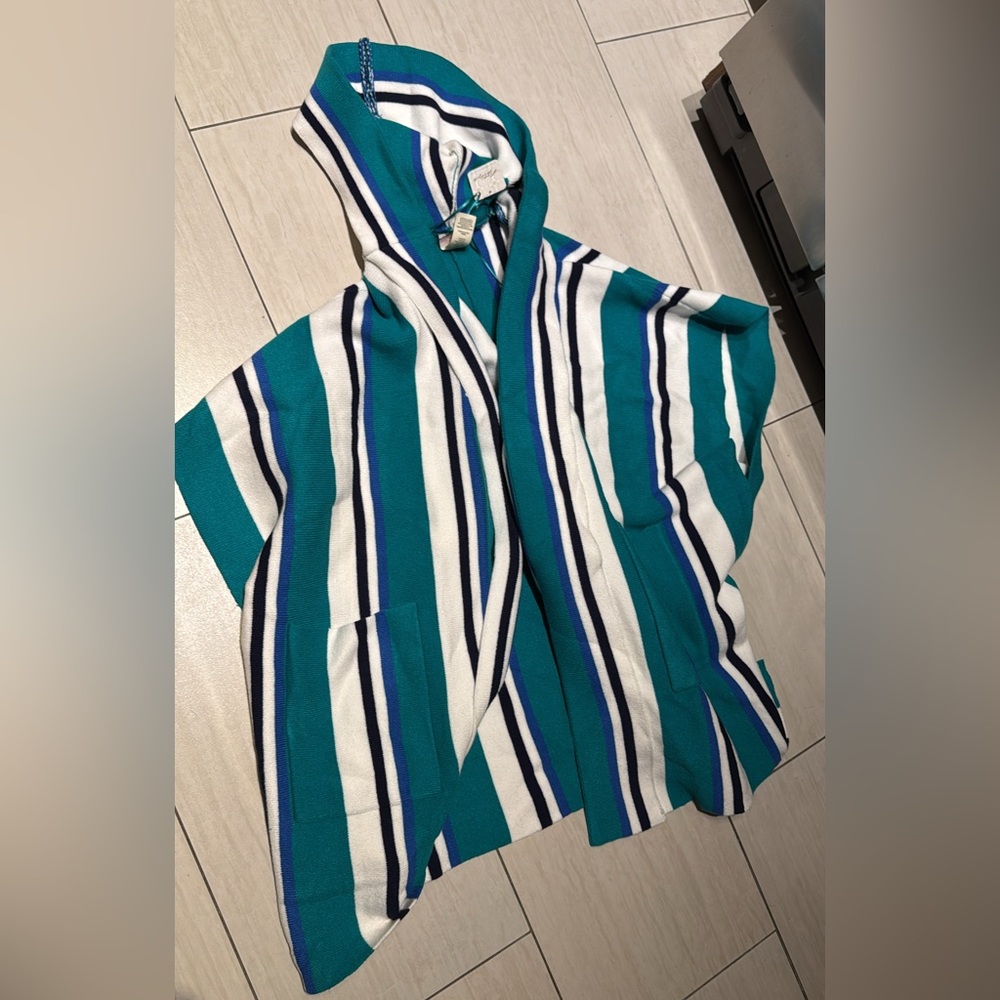 Free people hooded poncho